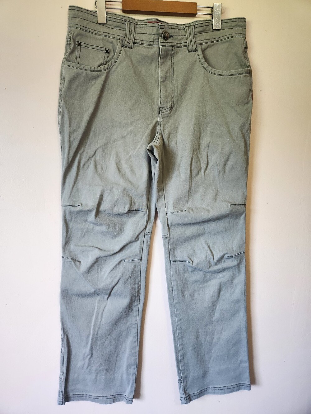 John M. Browning Heritage Collection Mens Utility Pants 34x30 Grey Stretch